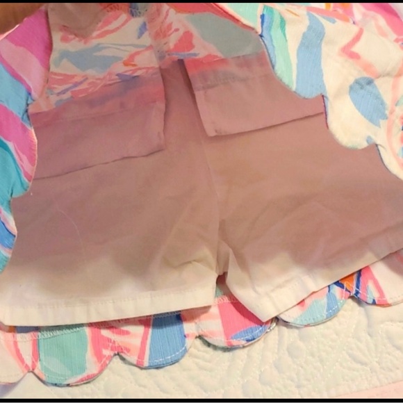 Lilly Pulitzer scalloped hem skort size 00 - Picture 3 of 4
